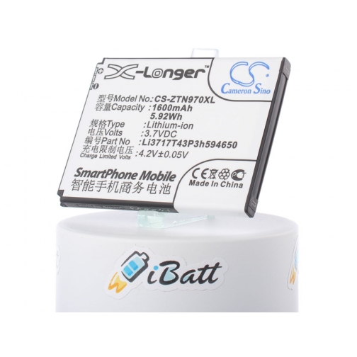 Аккумуляторная батарея iBatt для смартфона ZTE U930. Артикул iB-M513 iBatt 5861377