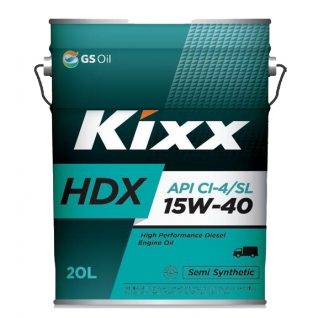 Моторное масло KIXX HDX 15W40 CI-4/SL 20л
