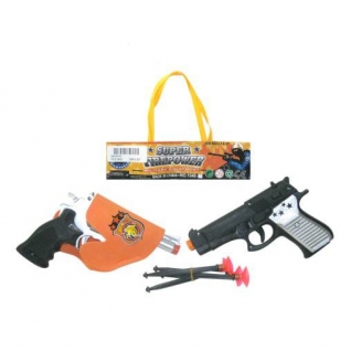 Набор из 2-х пистолетов с присосками, 14 х 17 х 4 см Junfa Toys