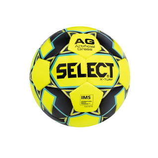 Мяч футбольный Select X-turf Ims 810118, №5, желтый/черный/синий (5)