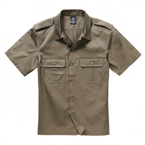 Brandit Рубашка Brandit стиль США, цвет оливковый 5037296