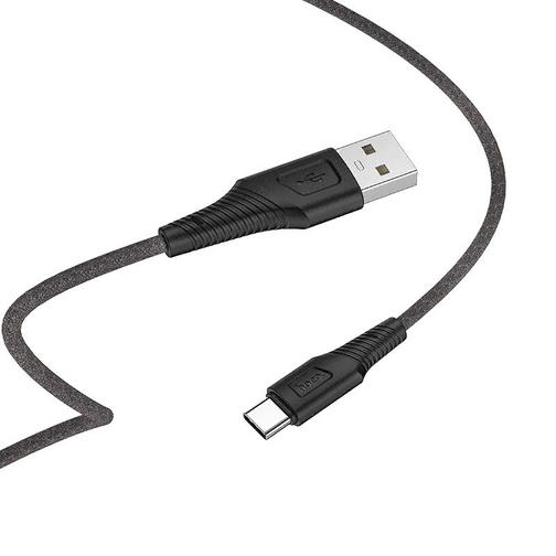 USB дата-кабель Hoco X58 Airy silicone charging data cable for Type-C (1м) (3.0A) Черный 42831456