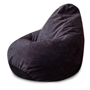 Кресло Мешок Груша Темно-Серый Микровельвет (XL, Классический) DreamBag