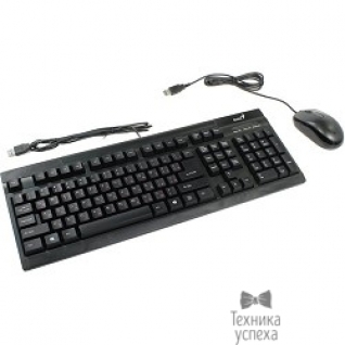 Genius Genius KM-125 Black USB Wired KB+Mouse Combo (KB-125 + DX-120) 31330209102