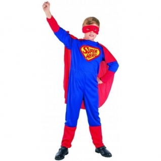 Карнавальный костюм "Супермен" с плащом, 7-10 лет Snowmen