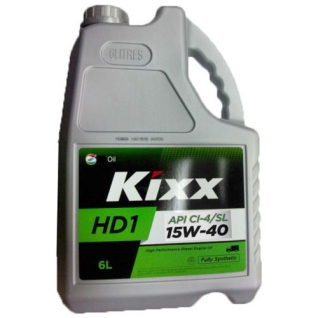 Моторное масло KIXX HD1 CI-4/SL 15W40 6л
