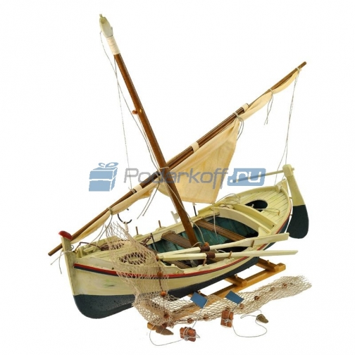 Модель рыбацкой лодки 
