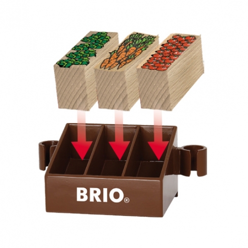 Игровой набор World - Магазинчик овощей, 11 предметов Brio 37707743 3