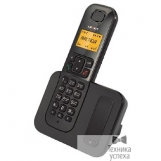 Texet TEXET TX-D6605A черный (АОН/Caller ID, спикерфон, 10 мелодий, поиск трубки)