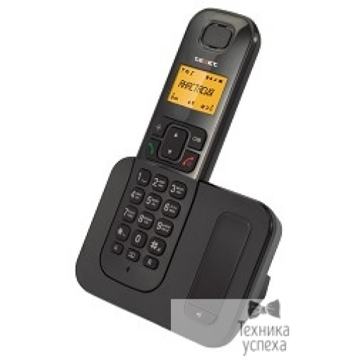 Texet TEXET TX-D6605A черный (АОН/Caller ID, спикерфон, 10 мелодий, поиск трубки) 2747654