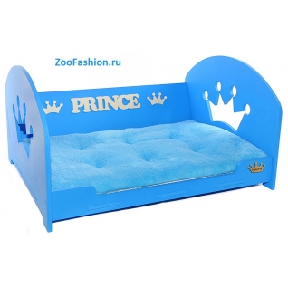 Кровать "Prince" голубая (60см)