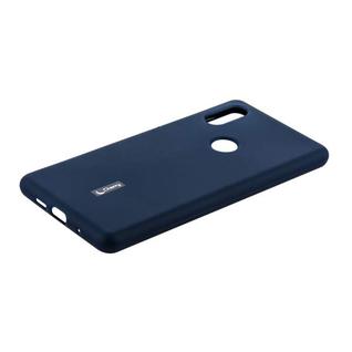 Чехол-накладка силиконовый Cherry матовый 0.4mm & пленка для Xiaomi Mi Mix 2S (5.99") Синий