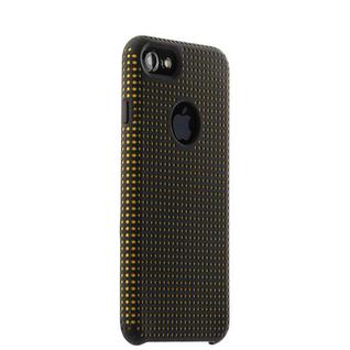 Чехол-накладка силиконовый COTEetCI Vogue Silicone Case для iPhone 8/ 7 (4.7) CS7023-BK-OR Черный/ Оранжевый