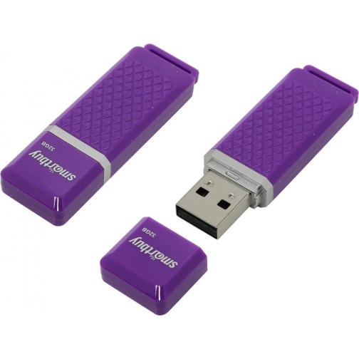 32GB USB Флэш накопитель 2.0 V-CUT Drave Smortbuy (голубой) SB32GBVC-K Smartbuy 37126345 1