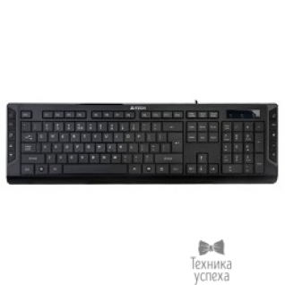 A-4Tech Keyboard A4Tech KD-600 USB, 114 клавиш, мультимедиа, X-Slim 641779