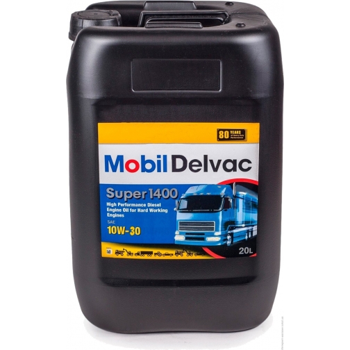 Моторное масло MOBIL Delvac Super 1400 10W-30, 20 литров 5927430
