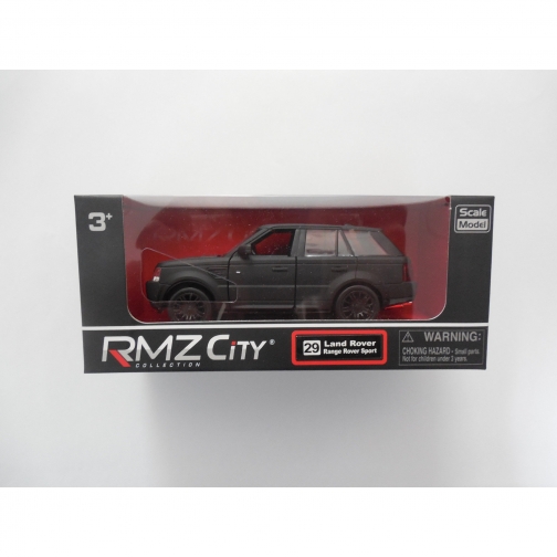 Инерционная коллекционная машинка Range Rover Sport, матово-черная, 1:32 RMZ City 37717925 1