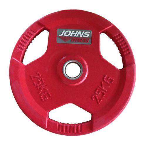 Johns Диск 25 кг обрезиненный JOHNS 91010-25С d–51мм,3-х хватовый 454771