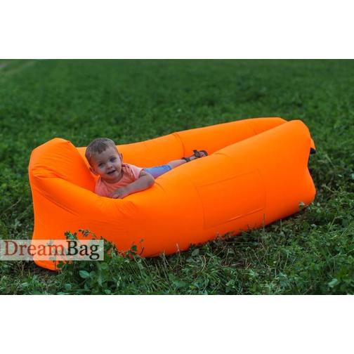 Надувной лежак AirPuf Оранжевый DreamBag 39680168 2
