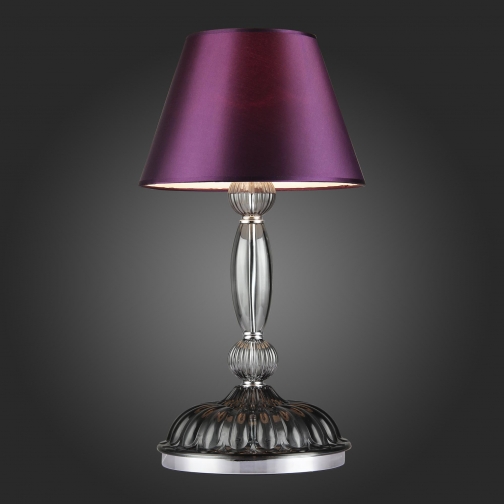 Настольная лампа St Luce Дымчатый/Фиолетовый E27 1*60W 37398708