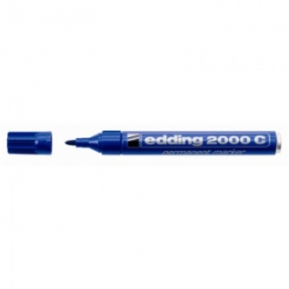Маркер перманентный EDDING E-2000C/3 синий 1,5-3мм металл. корп.