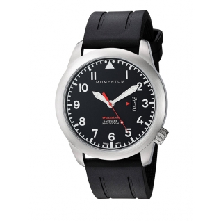 Часы Momentum Flatline Field (сапфировое стекло, каучук) Momentum by St. Moritz Watch Corp