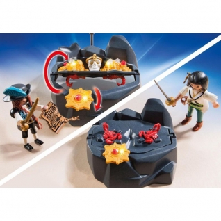 Конструктор Playmobil Пираты: Пиратский тайник с сокровищами