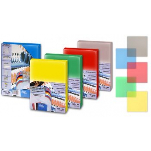 Обложки цветной пластик ProfiOffice, А4, синий 399030