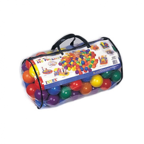 Пластиковые мячики для сухого бассейна, 100 штук Intex 37711854 7