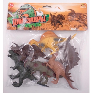 Игровой набор "Динозавры", 6 фигурок ABtoys