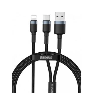 USB дата-кабель Baseus Cafule cable PD for Type-C (CATKLF-ELG1) (1.2 м) Черный