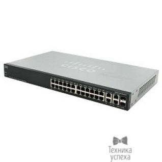Cisco SB Cisco SB SF500-24-K9-G5 Коммутатоор 24-портовый 10/100 Stackable Managed Switch with Gigabit Uplinks
