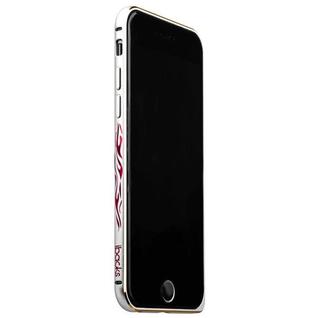 Бампер металлический iBacks Colorful Arc-shaped Flame Aluminium Bumper for iPhone 6s/ 6 (4.7) - gold edge (ip60017) Серебро