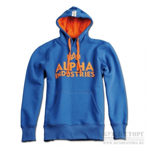 Alpha Industries Толстовка Alpha Industries Foam Print, цвет синий 5032254