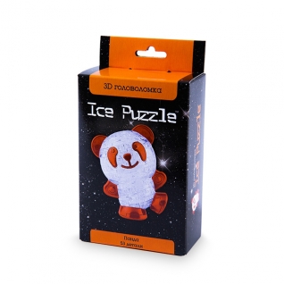 3D-головоломка "Панда", оранжевая, 53 элемента Ice Puzzle