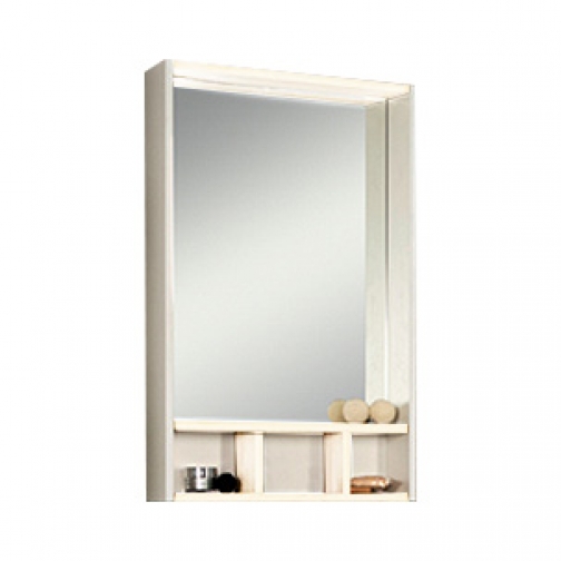 Зеркальный шкаф Акватон Йорк 60 белый/выбеленное дерево 6672575