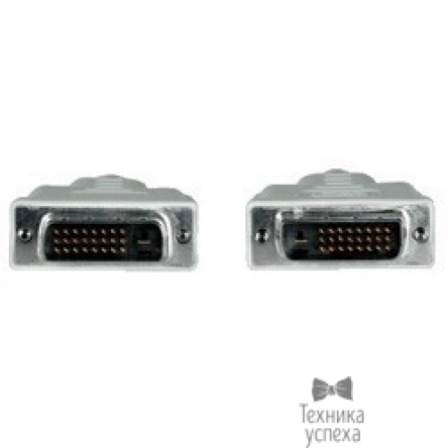 Hama Кабель Hama H-20156 DVI Dual Link (m-m) 1.8 м серый 6867896