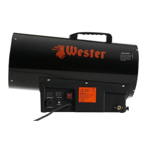 Тепловентилятор газовый WESTER TG-50A 50кВт 1450 куб.м/ч автоподжиг и рег-ка ... 1210167 1