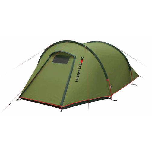 Палатка High Peak Kite 2, зеленый/красный, 140х330х90 см 42220635 4