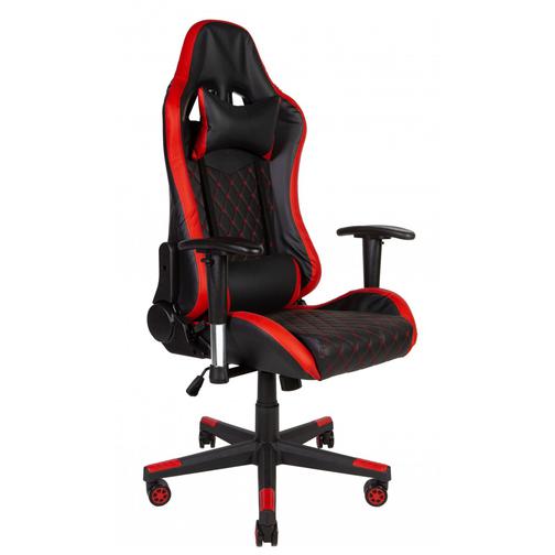 Кресло офисное Lotus EVO/черно - красная экокожа/пластиковая крестовина NORDEN Chairs 42870033