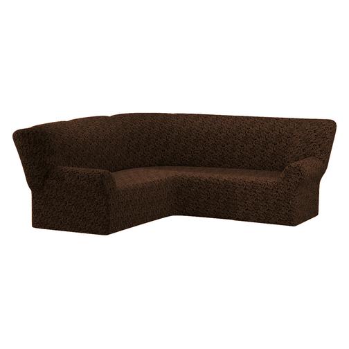 Чехол для углового дивана ПМ: Ми Текстиль Чехол на угловой диван жаккард без юбки 42790525 2