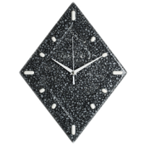 Часы настенные D-29 см Кварц окрашенный серый перламутр