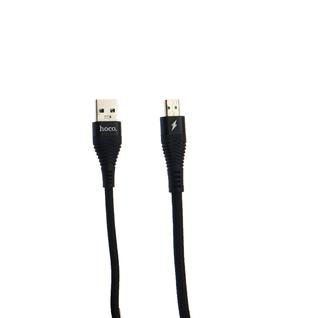 USB дата-кабель Hoco U53 4A Flash Charging data cable MicroUSB (1.2 м) Черный