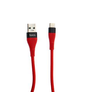 USB дата-кабель Hoco U53 5A Flash Charging data cable Type C (1.2 м) Красный