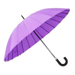 Зонт трость лавандовый 24 спицы, Mabu