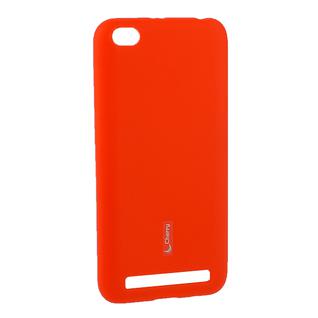 Чехол-накладка силиконовый Cherry матовый 0.4mm & пленка для Xiaomi Redmi 5A (5.0") Красный