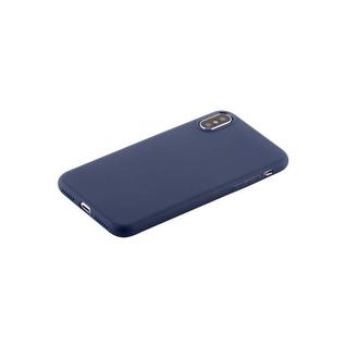 Накладка силиконовая COTEetCI Grind arenaceous TPU Case супертонкая (CS8007-BL) для iPhone XS/ X (5.8") Синяя