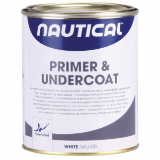 Nautical Грунт-подложка яхтенный однокомпонентный белый Nautical Primer & Undercoat 2,5 л