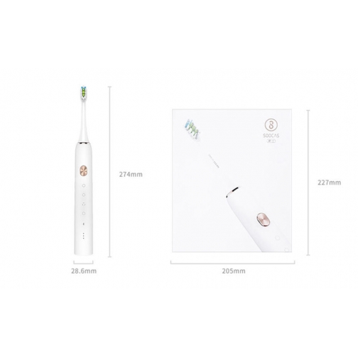 Умная зубная электрощетка SOOCAS X3 (v.2) Sonic Electronic Toothbrush (Platina Plus) Xiaomi 8944423