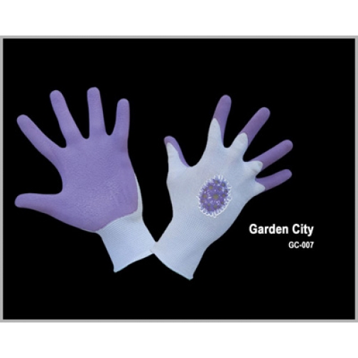 Перчатки садовые Garden Gloves Duraglove фиолетовые XL Duramitt 94127